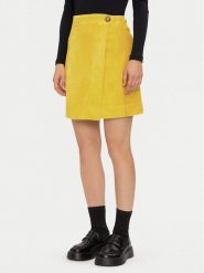 United Colors Of Benetton Spódnica mini 4Q5GD0048 Żółty Regular Fit. Żółte spódnice damskie United Colors Of Benetton, bez wzorów, z syntetyku, mini. Za 139.99 zł.