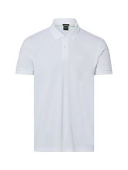 BOSS Green koszulka polo - Prio 1 Mężczyźni Bawełna (100%) biały, XXL. Białe koszulki polo męskie BOSS GREEN, m, bez wzorów, z bawełny, bez kołnierzyka, bez ramiączek. Za 399.95 zł.