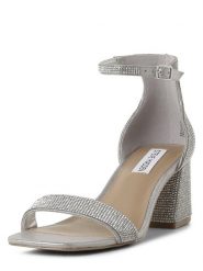 Steve Madden Sandały - Epix-R Kobiety Syntetyczny srebrny, 36. Szare sandały damskie Steve Madden, bez wzorów, z syntetyku, bez obcasa, bez zapięcia. Za 649.95 zł.