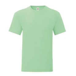 Męska Koszulka Iconic 150. Zielone koszulki sportowe męskie Fruit of the Loom, m, bez wzorów, bez kołnierzyka, bez ramiączek, trekkingowe. Za 28.99 zł.