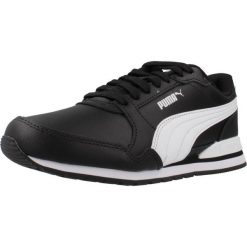 Buty na co dzień młodzieżowe PUMA ST RUNNER V3 L JR skóra. Czarna obuwie sportowe damskie Puma, bez wzorów, z gumy, trekkingowe. Za 234.00 zł.