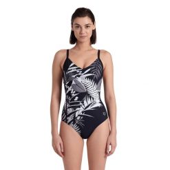 Damski kostium kąpielowy 1-częściowy Arena Bodylift Lucy. Czarne kostiumy jednoczęściowe damskie Arena, s, bez wzorów, z materiału, eleganckie, na fitness i siłownię. Za 370.00 zł.