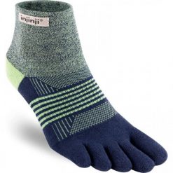 Skarpety trailowe damskie Injinji Mini-Crew. Niebieskie skarpety damskie Injinji, bez wzorów. Za 148.50 zł.