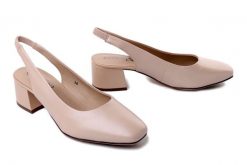 Caprice 9-29500-42 433 beige perlato, czółenka damskie. Brązowe czółenka damskie Caprice, bez wzorów, bez obcasa, bez zapięcia. Za 254.92 zł.
