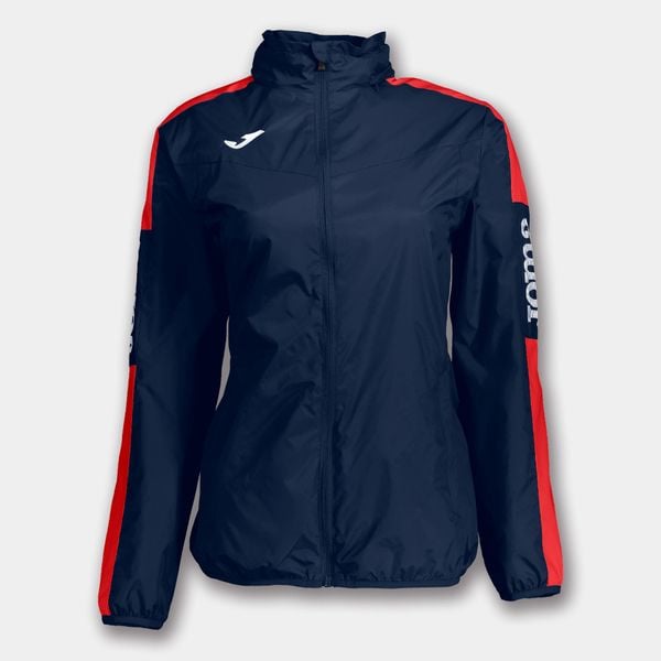 Damska kurtka przeciwdeszczowa Joma Championship IV granat/czerwony XL. Czerwone kurtki damskie Joma, xl, bez wzorów. Za 169.99 zł.