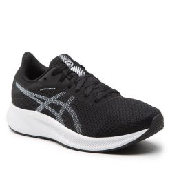 Buty do biegania Asics. Czarne obuwie sportowe damskie Asics, bez wzorów, do biegania. Za 199.99 zł.