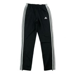 Second life - Spodnie dresowe męskie 3-Stripes czarne - Stan bardzo dobry. Czarne spodnie sportowe męskie Adidas, m, bez wzorów, z dresówki, do biegania. Za 122.16 zł.