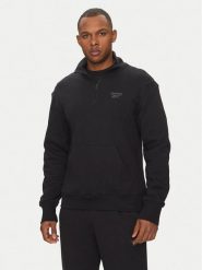 Reebok Bluza 100214081 Czarny Regular Fit. Czarne bluzy męskie Reebok, m, bez wzorów, z bawełny, bez kaptura. Za 229.99 zł.