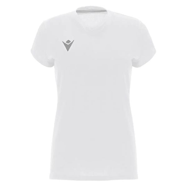 Damska koszulka Macron oxygen shirt. Białe t-shirty damskie Macron, xs, bez wzorów, z tkaniny, bez kołnierzyka. Za 158.50 zł.
