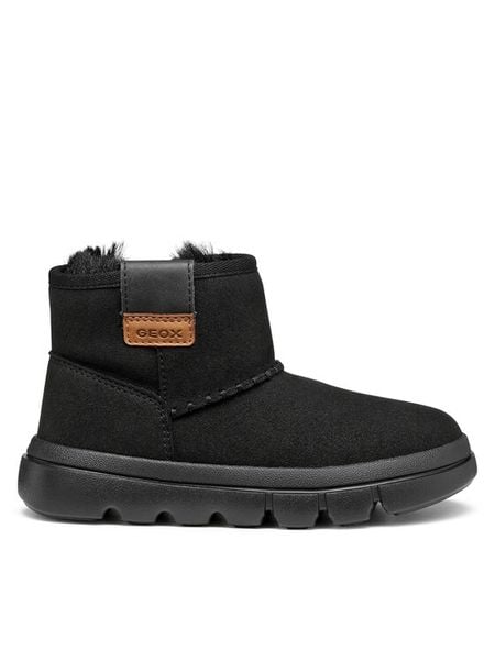Geox Śniegowce J Willaboom J56NCA 000AU C9999 M Czarny. Czarne buty zimowe dziewczęce Geox, bez wzorów, z materiału, bez zapięcia. Za 269.99 zł.
