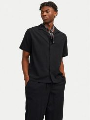 Jack & Jones Koszula Luke 12255781 Czarny Relaxed Fit. Czarne koszule męskie Jack & Jones, m, bez wzorów, z bawełny, bez kołnierzyka, bez ramiączek. Za 89.99 zł.
