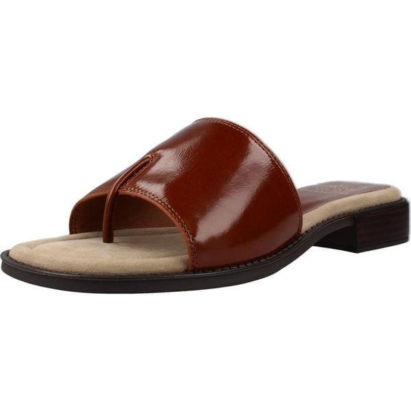 Sandały UNISA SANDALIA ABIERTA Brązowy. Brązowe sandały damskie Unisa, bez wzorów, ze skóry, bez obcasa, bez zapięcia. Za 316.99 zł.
