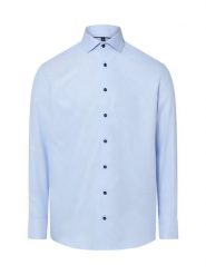 Finshley & Harding koszula non-iron Mężczyźni Modern Fit Bawełna niebieski|wielokolorowy, 41. Niebieskie koszule męskie Finshley & Harding, m, bez wzorów, z bawełny, biznesowe, bez kołnierzyka, bez ramiączek. Za 229.95 zł.
