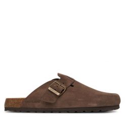 Klapki Grünland. Brązowe klapki męskie Grünland. Za 269.99 zł.