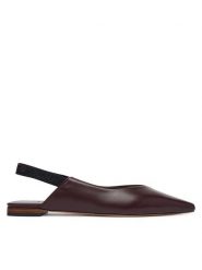 Max Mara Baleriny Mxacrea 2614521431600 Bordowy. Czerwone baleriny damskie Max Mara, bez wzorów, ze skóry, bez obcasa. Za 2,239.00 zł.