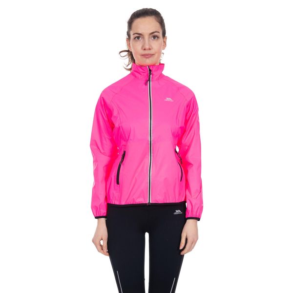 Kurtka Typu Packaway Damska HiVis. Czerwone kurtki damskie Trespass, l, bez wzorów, z materiału, bez kaptura. Za 177.99 zł.