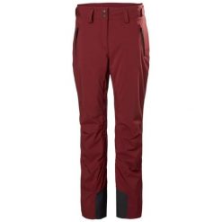 Spodnie narciarskie dla kobiet Helly Hansen Legendary. Czerwone spodnie materiałowe damskie Helly Hansen, bez wzorów. Za 774.90 zł.