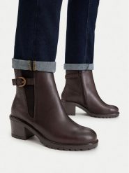 Lasocki Botki CEO-WI16-GAMMA-02 Brązowy. Brązowe botki damskie Lasocki, ze skóry, bez obcasa, na słupku, bez zapięcia. Za 269.99 zł.