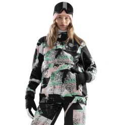 Kurtka snowboardowa damska W1-W Crest. Kurtki damskie SIROKO, xs, bez wzorów, z softshellu, bez kaptura, narciarskie. W wyprzedaży za 294.95 zł.