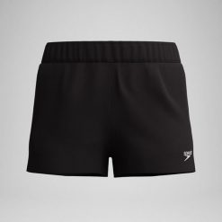 Spodenki szorty kąpielowe damskie Speedo Essentials Watershort. Czarne szorty sportowe damskie Speedo, l, bez wzorów, z materiału, sportowe, do biegania. Za 81.86 zł.