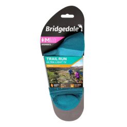 Skarpety do biegania Bridgedale UL T2 MERINO 3/4 LD. Zielone skarpety damskie Bridgedale, bez wzorów, z elastanu. Za 88.47 zł.