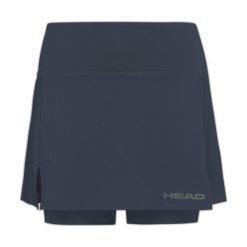 Spódniczka ze spodenkami do tenisa damska CLUB Basic Skort. Niebieskie spódnice damskie Head, m, bez wzorów, z dżerseju, sportowe, dopasowane. W wyprzedaży za 133.00 zł.