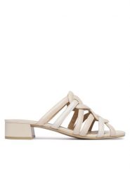 Caprice Klapki 9-27205-46 Beżowy. Brązowe klapki damskie Caprice, bez wzorów, ze skóry, bez obcasa. Za 226.99 zł.