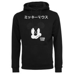 Hoodie Urban Classics mickey japanese. Czarne bluzy męskie Urban Classics, m, bez wzorów, z kapturem. Za 244.50 zł.