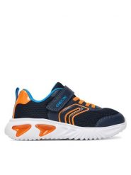Geox Sneakersy J Assister Boy J45DZC 014CE C0820 S Granatowy. Niebieskie buty sportowe chłopięce Geox, bez wzorów, z materiału, bez zapięcia. Za 249.99 zł.