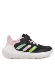 Adidas Sneakersy Tensaur Run 2.0 IH1052 Czarny. Czarne buty sportowe dziewczęce Adidas, bez wzorów, z materiału, bez zapięcia. Za 119.99 zł.