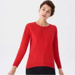 Gładki sweter z okrągłym dekoltem - Czerwony. Swetry damskie marki House. Za 59.99 zł.