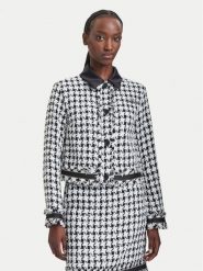 KARL LAGERFELD Marynarka B4W14011 Czarny Regular Fit. Czarne żakiety damskie KARL LAGERFELD, bez wzorów, z syntetyku. Za 1,649.00 zł.