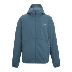 Męska Kurtka Soft Shell Tredmoor. Niebieskie kurtki męskie Regatta, m, bez wzorów, trekkingowe. Za 260.99 zł.
