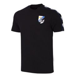 Koszulka dla dorosłych - FC Internazionale Taper - Czarny. Czarne koszulki sportowe męskie COPA FOOTBALL, xl, bez wzorów, bez kołnierzyka, bez ramiączek, do piłki nożnej. Za 212.95 zł.