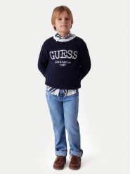 Guess T-Shirt L5RI37 J1311 Czarny Regular Fit. Czarne t-shirty dla chłopców Guess, z aplikacjami, z bawełny, bez ramiączek. Za 119.99 zł.