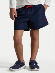 Polo Ralph Lauren Szorty kąpielowe 322957810002 Granatowy Regular Fit. Niebieskie kąpielówki dla chłopców Polo Ralph Lauren, bez wzorów, z syntetyku. Za 289.99 zł.