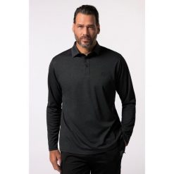 Męska Koszulka polo z długim rękawem trekkingowa QuickDry do 7 XL. Czarne bluzki z długim rękawem męskie JAY-PI, m, bez wzorów, z materiału, bez ramiączek. Za 244.99 zł.