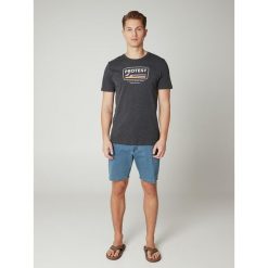 Koszulka męska Protest PRTCAARLO t-shirt. Czarne t-shirty męskie Protest, m, bez wzorów, bez kołnierzyka. Za 99.24 zł.