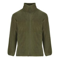 Męska Bluza Polarowa. Zielone kurtki sportowe męskie ROLY, na zimę, m, bez wzorów, z polaru, trekkingowe. Za 99.99 zł.
