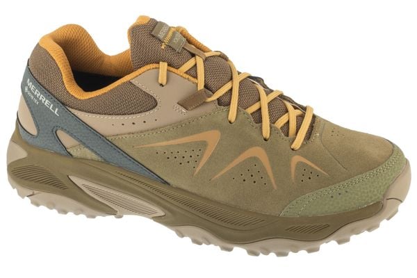 Buty trekkingowe męskie, Yokota 3 GTX. Brązowe trekkingi męskie Merrell, przed kostkę, do biegania. Za 618.00 zł.