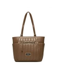 Monnari Torebka BAG5620 Brązowy. Brązowe torebki do ręki damskie Monnari, bez wzorów, ze skóry, bez dodatków. Za 119.99 zł.