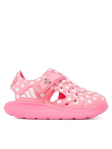 Adidas Sandały Disney Minnie Mouse JQ4400 Różowy. Czerwone sandały dziewczęce Adidas, z syntetyku, bez zapięcia. Za 161.99 zł.