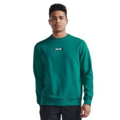 Bluza 2XU Motion French Terry Crew. Białe bluzy męskie 2XU, l, bez wzorów, bez kaptura. Za 426.00 zł.