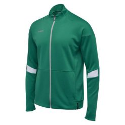 Kurtka Męska Rozpinana Sportowa Hummel Tech Move Poly Zip Jacket. Zielone bluzy męskie Hummel, l, bez wzorów, bez kaptura. Za 109.00 zł.