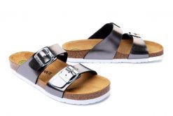 DR. BRINKMANN 700993-9 anthrazit, klapki profilaktyczne damskie. Szare klapki damskie Dr. Brinkmann, bez wzorów, bez obcasa. Za 204.90 zł.
