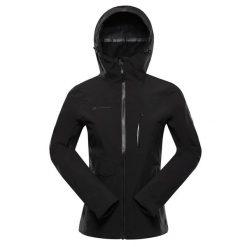Kurtka damska trekkingowa wodoodporna 15.000 Alpine Pro Zarra 2. Czarne kurtki sportowe damskie Alpine Pro, bez wzorów, bez kaptura, trekkingowe. W wyprzedaży za 939.00 zł.