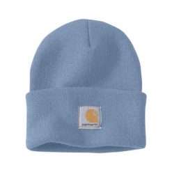 Czapka zimowa Carhartt Acrylic Watch Hat. Niebieskie czapki i kapelusze damskie Carhartt, na zimę, bez wzorów, sportowe. Za 82.00 zł.