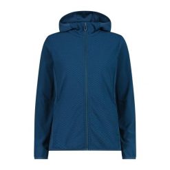 Bluza damska turystyczna CMP 35G5406. Niebieskie bluzy sportowe damskie CMP, m, bez wzorów, bez kaptura, trekkingowe. Za 297.50 zł.