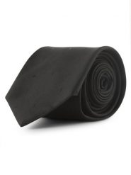 Mc Earl Krawat jedwabny Mężczyźni Jedwab czarny, ONE SIZE. Czarne krawaty i muchy Mc Earl, bez wzorów, z jedwabiu, eleganckie. Za 129.95 zł.