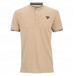 Koszulka tenisowa Tecnifibre Polo Pique. Brązowe koszulki polo męskie TECNIFIBRE, xl, bez wzorów, z bawełny, eleganckie, bez ramiączek. Za 219.99 zł.